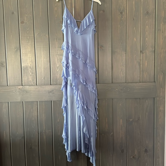 Blue ruffled dress from Miss Circle, Size XXS/ US 0 - Picture 3 of 3